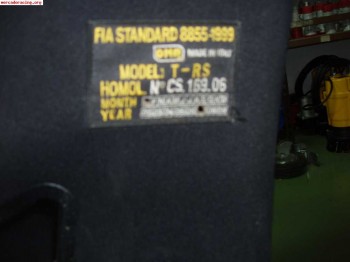 Baquet omp t-rs 150€ homologado