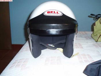 Casco con clips hans y mono 350!!!