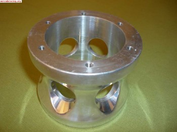 Prolongador/distanciador de volante cromado