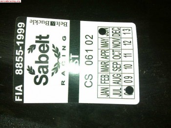 Baquets sabelt homologados