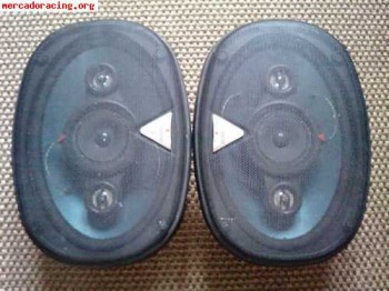 Altavoces kenwood ovalados de 160w impecables.40e asturias