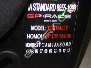 Vendo baket gp race nuevo a estrenar