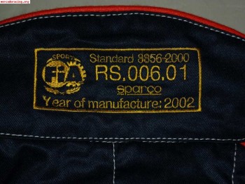 Vendo 2 monos sparco negros t-58 y 54