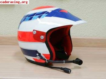 Casco sparco pro jet color.+ centralita.(foto)