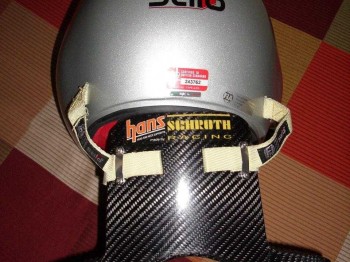Casco stilo wrc   hans  ( solo 2 carreras )