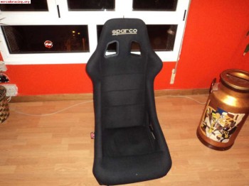 Baquet sparco y arnes sabelt