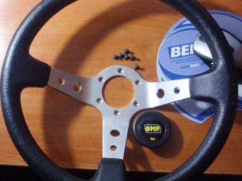 Volante desplazado y piña para megane coupe