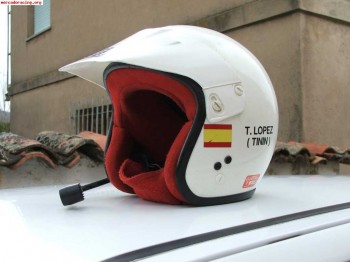Casco sparco yes 60euros!!!sin clip de hans