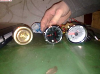 Reloges de presion y temperatura de aceite