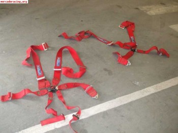 2 bacquets, 2 arneses, todo 250€