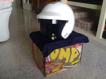 Vendo casco carreras omp - agv abierto talla l. homologado