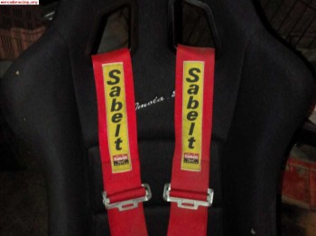 Vendo baquet y arneses.