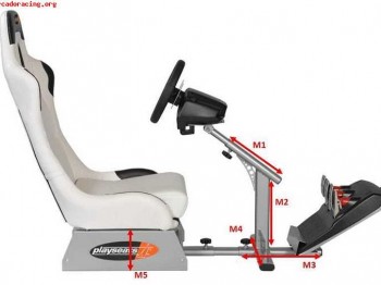 Se vende baket con acoples   volante logitech 