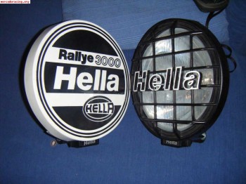 Pareja de faros hella rallye 3000