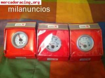 Reloj turbo, temperatura de agua y voltimetro