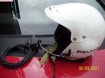 Casco peltor y centralita