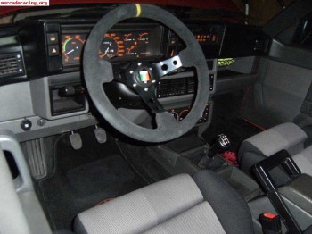 Volante turini piel invertida  (nuevo )