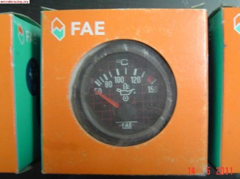 Relojes de instrumentacion temperatura de agua, aceite y vol