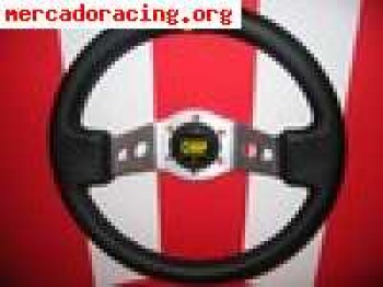 Volante wrc3 piel vuelta vitola amarilla brazos plata o negr