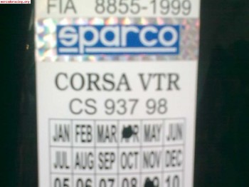 Vendo 2 baquets sparco corsa