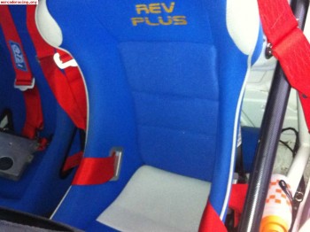 Baquet de fibra nuevo sparco rev plus