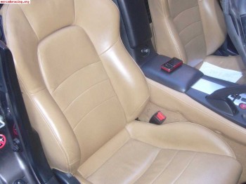 Asientos recaro en piel. color beige, de honda s2000.