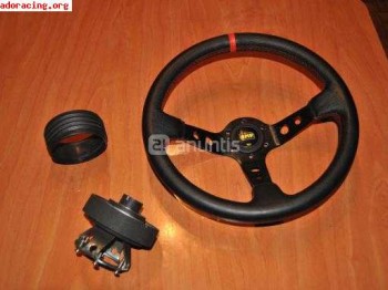 Se vende volante desplazado y piña para renault