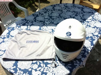 Vendo casco sparco wtt touring con clips para hans