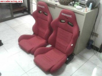 Baquets bride low max replica,rojos,universale