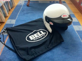 Vendo o cambio casco bell jet mag con clip de hans