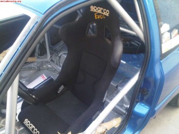 Interior caducado bacquets arneses extincion automatica