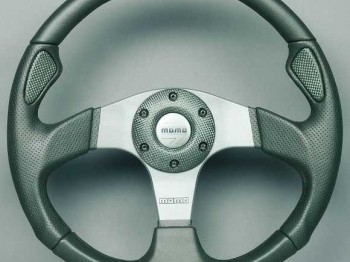 Volante deportivo momo con piña para seat