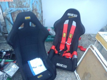 Vendo dos bakets de fibra arneses 6p estincion