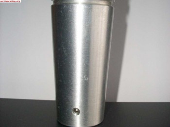 Pomo de aluminio artesanal.