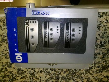 Juego pedales sparco settanta titanio nuevos a 30€