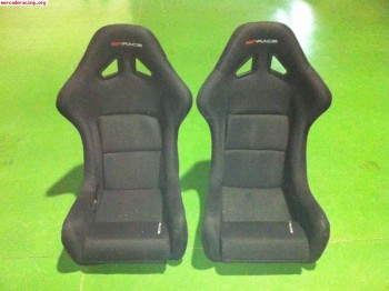 Se venden pareja de bacquets gp race