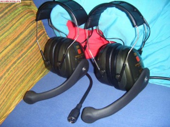 Cascos enlace peltor clavija sparco