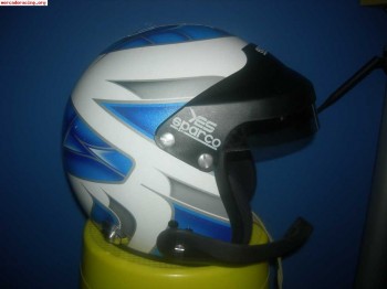 Vendo casco sparco (pins de hans)