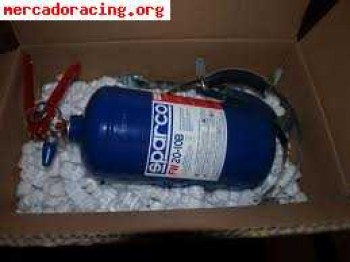  se vende extincion  sparco completa   con racores tubos etc