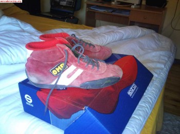 Vendo botines omp rojos talla 44