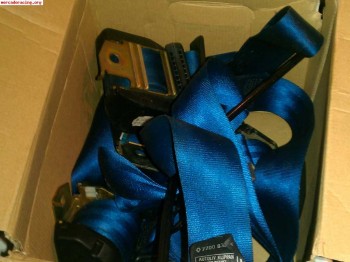 Cinturones azules clio williams en perfecto estado