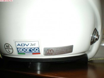 Vendo casco sparco adv jet nuevo (nuevo precio)