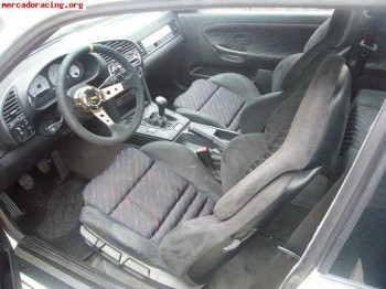 Interior asientos semi baquet backet bmw m3 e36 alcantara