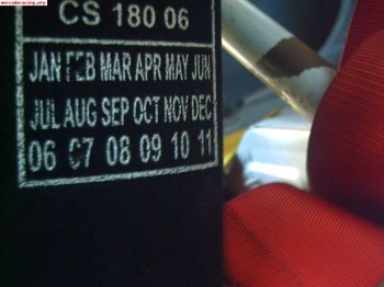 Sparco sprin homologados hasta 2012 y 2013