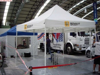 Carpa hexagonal   suelo de lona (renault sport)