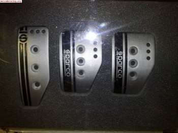  pedales sparco settanta titanio 25€