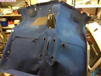 Moqueta 106 rallye 1.6, bandeja de car audio y electroventil