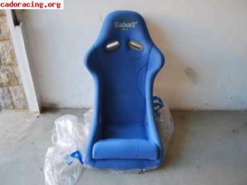 Vendo bacquet sabelt gt1 fibra azul caducado sep2011