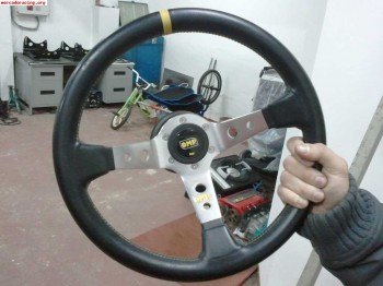 Volante omp original de piel