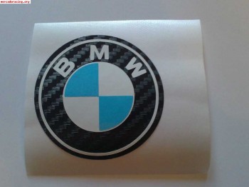 Pegatina bmw carbono
